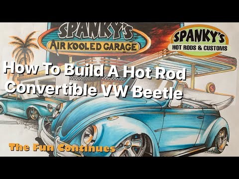 "Reviving a Classic: Transforming an Old VW Convertible into an Unbelievable Hot Rod!"