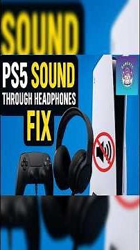 PS5 No Sound Fix | How to Stop Audio Playing Only Through Headphones #ps5 #audiofix