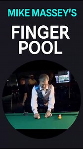 Mike Massey’s "Finger Pool": astounding trick shots with incredible finger dexterity. #8Pool #8ballpool #ballpool #billiardsgame #poolgame | Jim J Muschetti