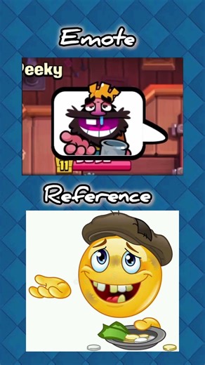 Clash Royale Emote & Reference #clashroyale #clashroyaleshorts #gaming #supercell