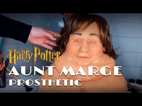 Full head silicone mask | FX Prosthetic of Aunt Marge of Harry Potter | carnivals and cosplay