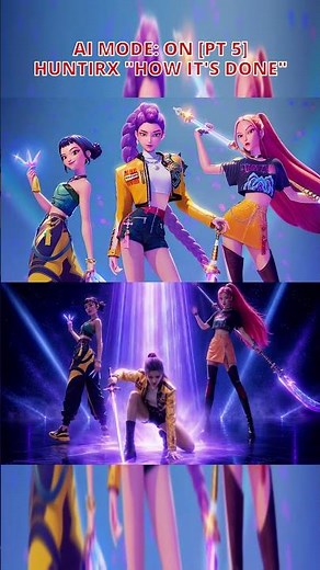 AI MODE: ON [PT 5] - HUNTRIX "HOW IT'S DONE" #kdh #kpopdemonhunters #huntrix #howitsdone