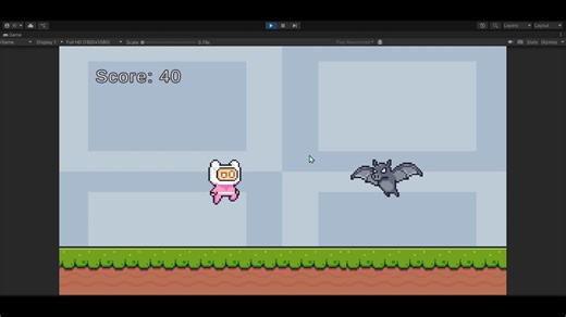 【Unity】自己摸索出来的大一期末游戏引擎作业（无线跑酷+打怪）