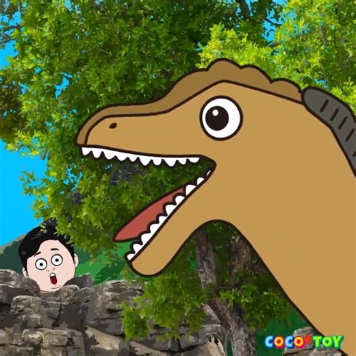 Ep. 2｜The story of how I met dinosaurs #Shorts ｜dinosaurs story｜CoCosToy