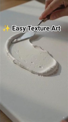 Easy Texture Art Wall Decor DIY | Beautiful Canvas Art | Satisfying Art Process ✨ #art #diy