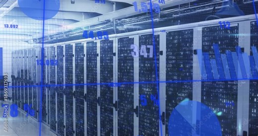 The global network of internet service providers and data processing centers is a complex system