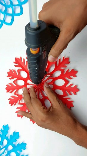 How to Make 3D Paper Snowflake || Easy Paper Crafts #shorts #snowflakes | Creative Art & Craft Ideas