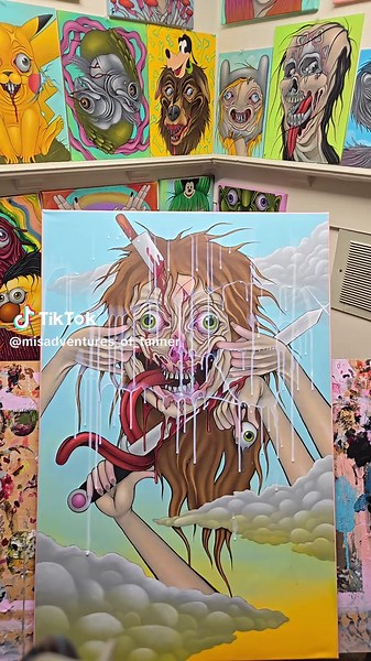 Exploring the World of Horror Art: Painting Techniques