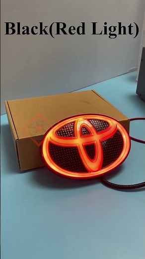 Customize Your Ride with Toyota LED Emblem in 4 Colors