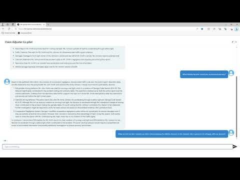 Applied Generative AI with AIS: An Auto Insurance Claims Copilot Use Case