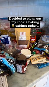Cleaning the kitchen after Christmas and just organizing my candy cabinet has taken me by surprise. So many fun candies and cookies, but but sure if this is the best way to store everything because I have so much I can’t even see all of it. 🤪🍫🍬🍪 #cookiesinabagbydanette #newyear #organizedhome #cleaning #kitchenorganization | Cookies in a bag by Danette