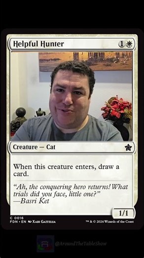 Flavortext Theater Helpful Hunter #mtg #magicthegathering #shorts #shortsfeed #flavortext