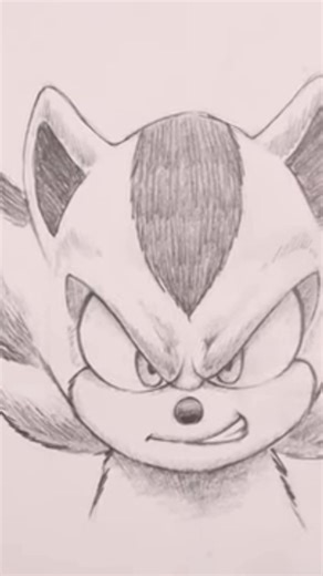 How to draw a Super shadow | Sonic 3 😱😱🔥#artwork #drawing #art #sonicartwork #sonicartist