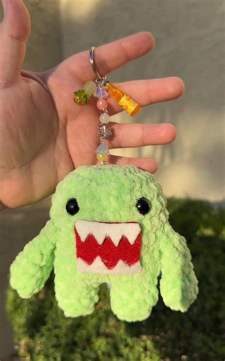 Crochet Domo Inspired Keychain - Etsy
