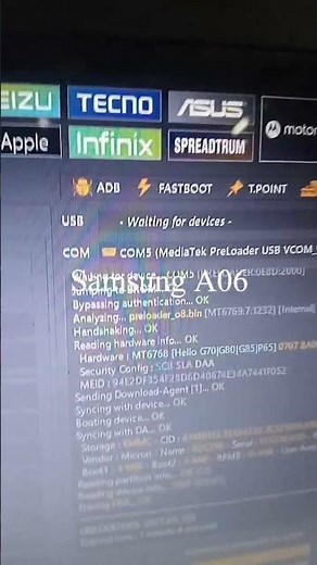 Samsung A065f Frp Unlock tool