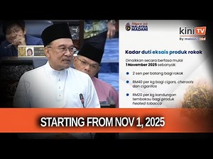 Excise duties on alcohol, cigarettes set to increase from Nov 1