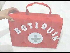 How to Make a Cardboard First Aid Kit // Home Crafts