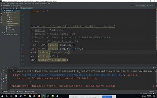 OpenCV Windows 10 Installation With PyCharm (2019)