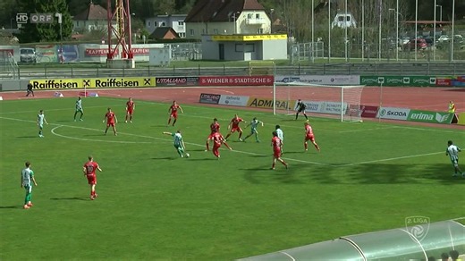 Rapid II gewinnt Duell mit Kapfenberg - Fußball 2. Liga: 24. Runde