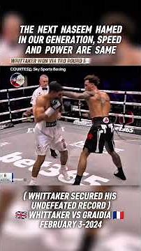 BEN WHITTAKER VS KHALID GRAIDIA BAGSAK SA BILIS AT LAKAS NG SUNTOK | ben whittaker highlights