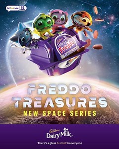 30K views · 1.8K reactions | New Freddo Treasures Space Series with Cadbury Dairy Milk buttons and a surprise toy. | Cadbury UK | Facebook