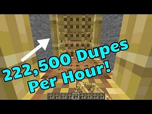225,000 Dupes Per Hour! - No Redstone! (Minecraft Java)