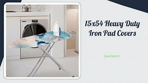 Lemon Ironing Board Covers for Full Size, Extra Long and Wide Large Ironing Boards Cover, Heavy Duty Padded, Elastic Edge