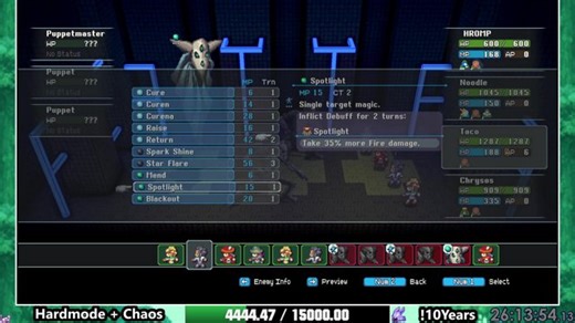 Crystal Project, Hard Chaos mode || !10Years - !10yCommands !10ySchedule