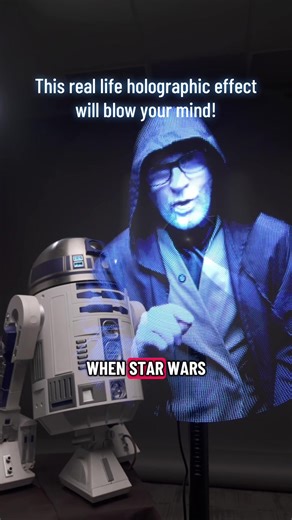 My childhood dreams have come true! Have you seen one of these holograms in real life? #asmrkenobi #starwars #hologram