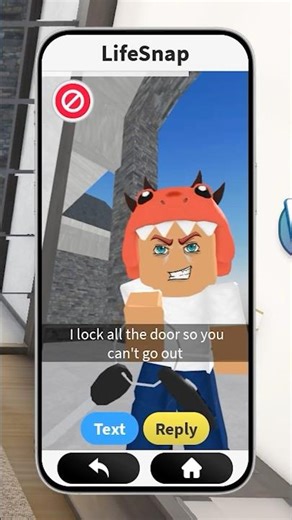 ROBLOX SNAPCHAT TROLLING 😹 DINO KID Forget To Lock The Door P.2 #robloxmemes #99nightintheforest