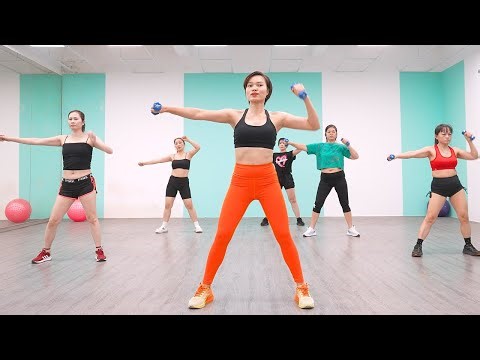 AEROBIC DANCE | 25-Min Full Body Fat Burn Workout | Total Body Slimming Routine at Home