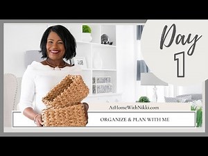 Organize & Plan With Me | Home Management Series 1 of 8