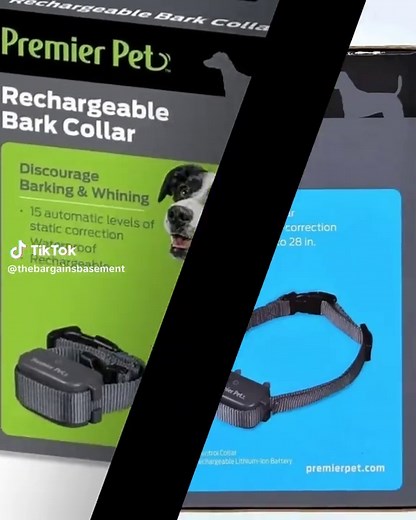 Premier Pet Rechargable Bark Collar for Effective Training