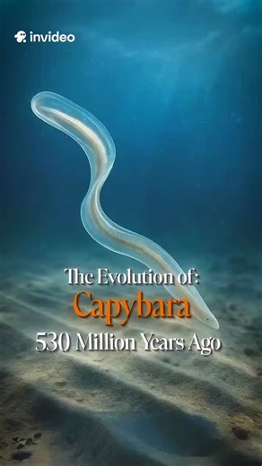 Evolution ai on Instagram: "Evolution of Capybara #capybara #biology #nature #History #evolution"