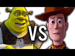 Shrek vs Toy Story: the two films that changed animation forever...