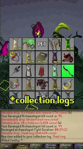 The Steel Ring! Another Green Log for the Collection Log with this Drop! #osrs #gaming #runescape