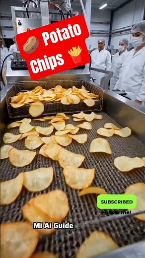 🔥 The Amazing Potato Chips Production Process Explained | Inside a Massive Factory #potatochips