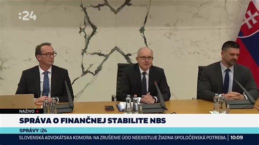 Pozrite si záznam tlačovej konferencie Národnej banky Slovenska k finančnej stabilite. | Správy STVR