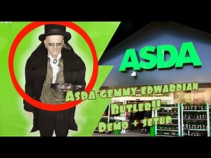 Asda 2008 gemmy Edwardian butler setup/demo!!
