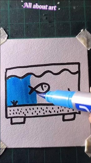 how to draw a fish