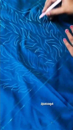 without mechanism without Trace own hand drawing scratch #trending #fashion #handmade