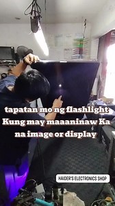 Flatscreen Backlight driver problem, Fixed by Haider's Electronics Repair Shop | Haider Alcantara