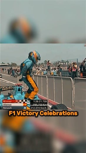 Iconic F1 Victory Celebrations 👑