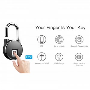 Watch Fingerprint Padlock, Smart Keyless Padlock with Biometric on Amazon Live