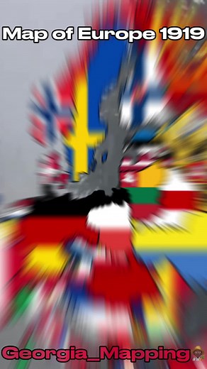 Europe Map 1919: Historical Mapping of Europe