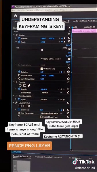 Tutorial: Creating Animation with 2 Photos in Adobe Premiere