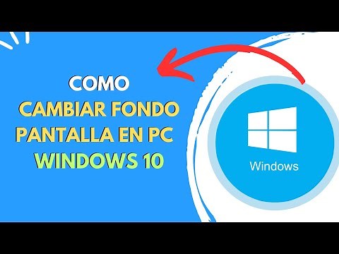 COMO CAMBIAR FONDO DE PANTALLA EN PC WINDOWS 10