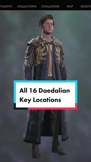 Hogwarts Legacy Daedalian Key Locations Guide