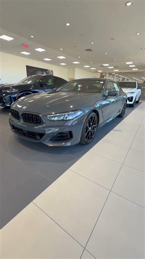 2026 BMW 840i xDrive Gran Coupe Dravit Grey MetallicFiona Red/Black Extended Merin #bmw #688