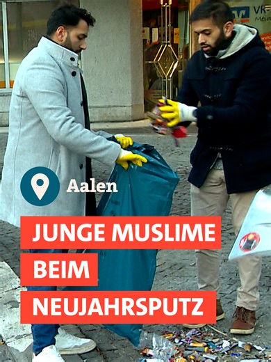 Neujahrsputz der Ahmadiyya Muslim Jugendorganisation in Aalen